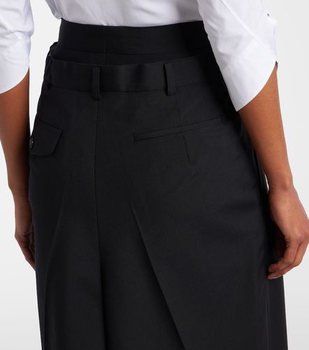 Junya Watanabe Jupe midi à pinces - Junya Watanabe - Modalova