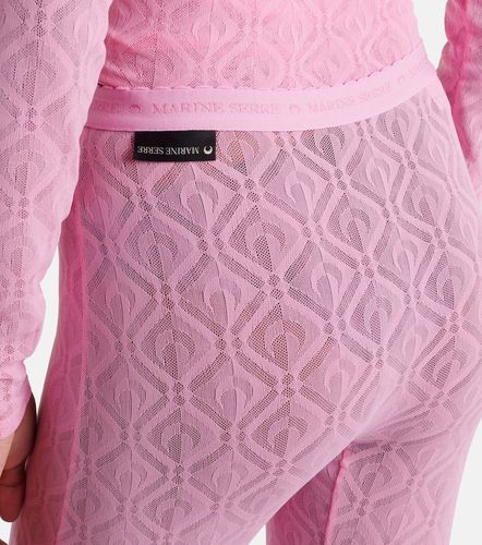 Collants Moon Diamant en résille - Marine Serre - Modalova