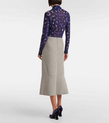 Jupe midi en coton mélangé - Dries Van Noten - Modalova