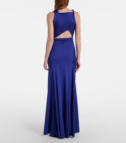 Robe longue asymétrique - Victoria Beckham - Modalova