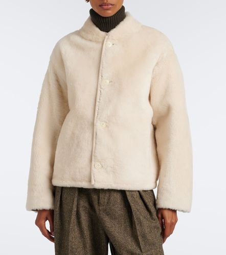 Veste réversible en cuir et shearling - Yves Salomon - Modalova