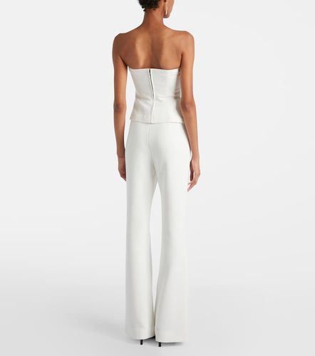 Top bustier de mariée en crêpe à fleurs - Roland Mouret - Modalova