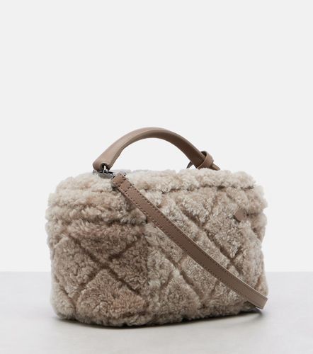 Vanity case matelassé en shearling - Brunello Cucinelli - Modalova