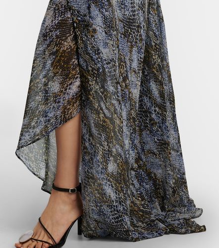 Robe longue imprimée en soie - Christopher Esber - Modalova