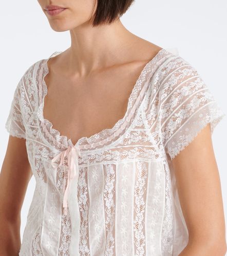 Dôen Top Greta en coton à broderies et dentelle - Doen - Modalova