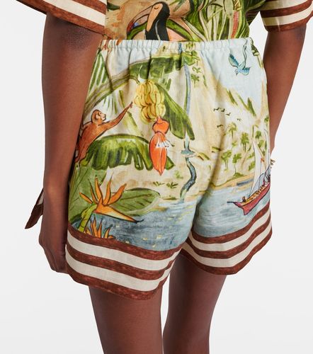 Alémais Short Toucan Tango imprimé en lin - Alemais - Modalova