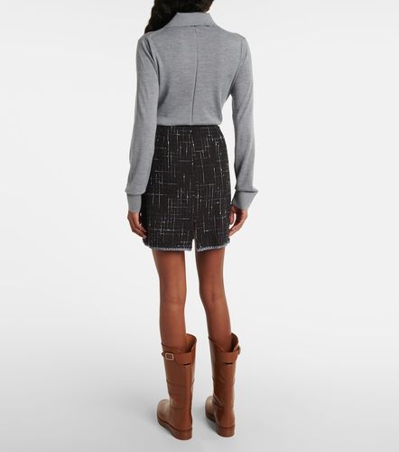 Mini-jupe en tweed de coton mélangé - Etro - Modalova