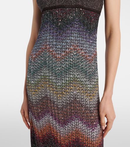 Missoni Robe longue Zigzag en lamé - Missoni - Modalova