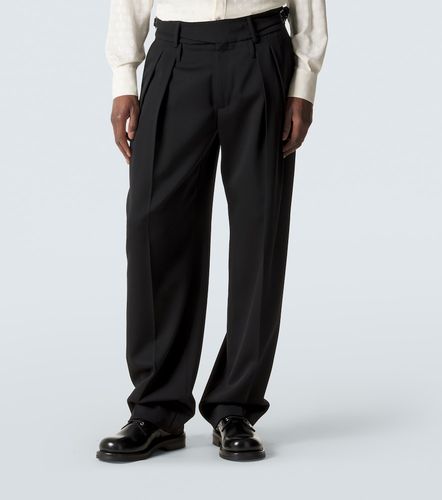 Pantalon ample en laine vierge - Dolce&Gabbana - Modalova