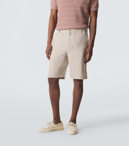 Canali Bermuda en lin - Canali - Modalova