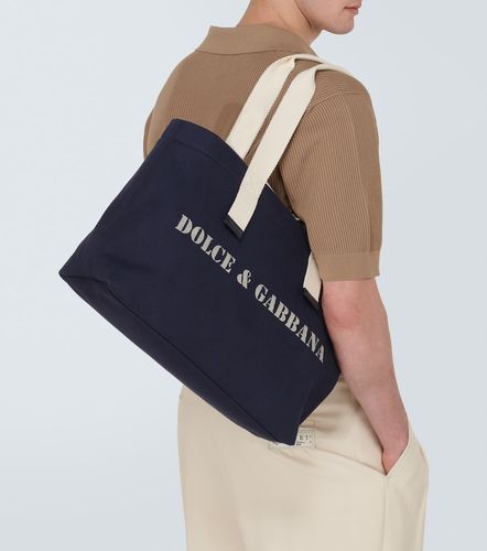 Cabas en toile à logo - Dolce&Gabbana - Modalova