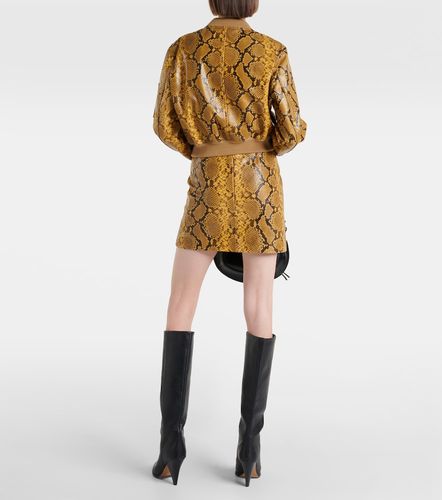 Bomber Cerem en cuir effet serpent - Isabel Marant - Modalova