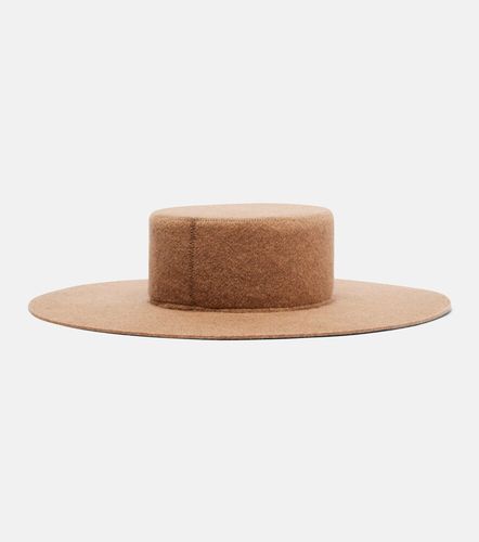 Fedora Monogram en feutre de laine mélangée - Ruslan Baginskiy - Modalova