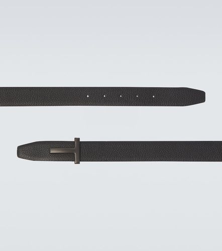 Ceinture T en cuir réversible - Tom Ford - Modalova