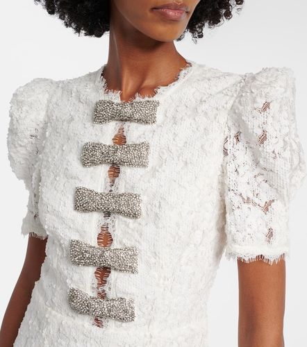 Robe de mariée midi Dillon en dentelle à ornement - Rebecca Vallance - Modalova