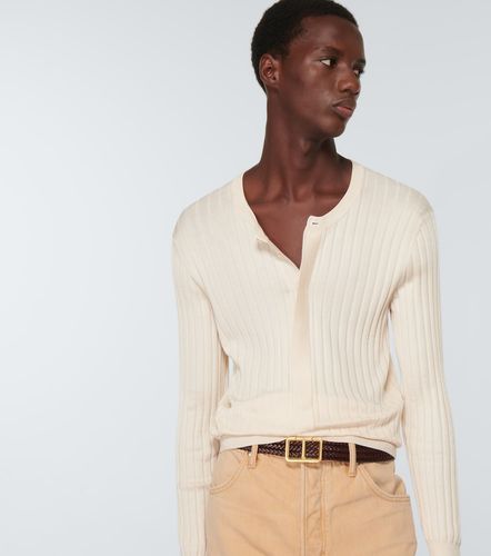 Pull Henley en soie mélangée - Tom Ford - Modalova