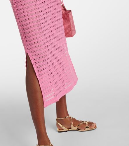 Robe midi Annabel en maille ajourée - Melissa Odabash - Modalova