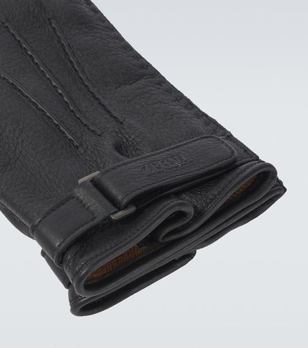 Zegna Gants en cuir embossé - Zegna - Modalova