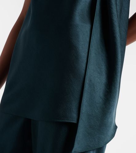 Vince Top en satin avec écharpe - Vince - Modalova
