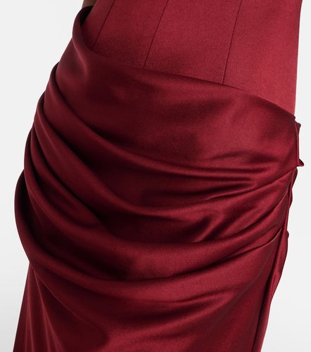 Robe longue en crêpe de satin - Alex Perry - Modalova