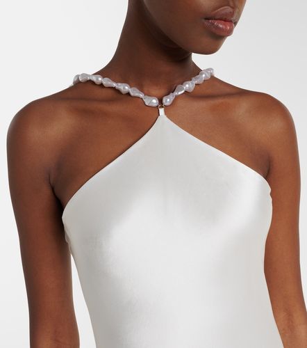 Robe Cadence en satin à perles - Staud - Modalova
