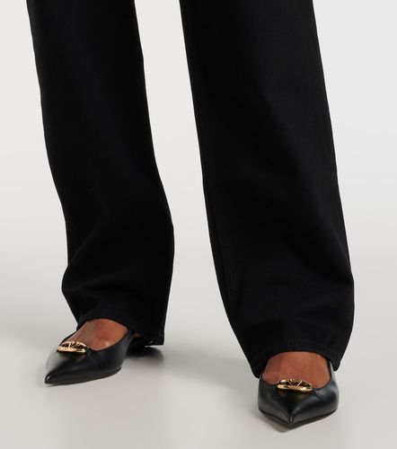 Jean straight à taille haute - Valentino - Modalova