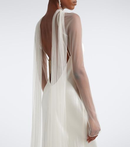Robe de mariée Mari en laine et soie - Danielle Frankel - Modalova