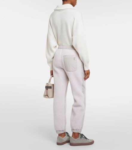 Pantalon de survêtement en laine mélangée - Brunello Cucinelli - Modalova