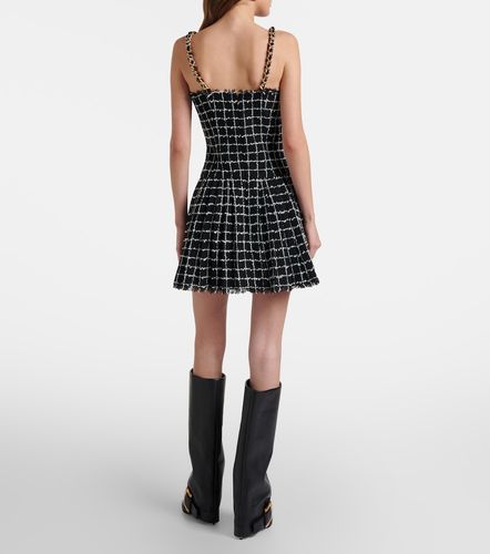 Balmain Robe en tweed à carreaux - Balmain - Modalova