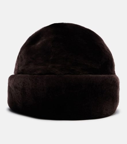 Chapeau Blokes en shearling - Nour Hammour - Modalova
