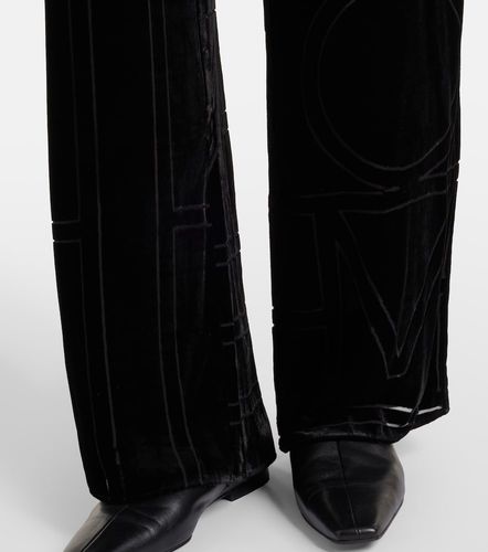 Pantalon ample en velours à logo - Toteme - Modalova