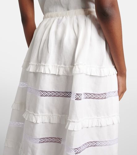 Prada Jupe midi en lin - Prada - Modalova