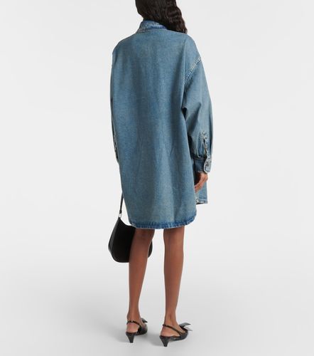 Robe chemise oversize en denim - Prada - Modalova