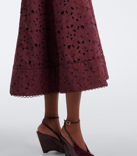 Robe midi Kitsu en guipure de coton - Rebecca Vallance - Modalova