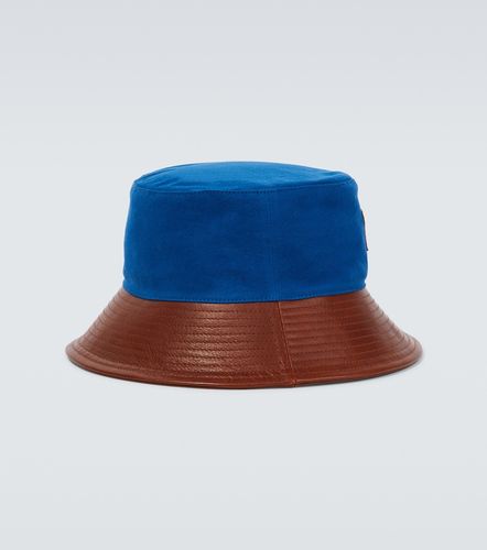 Bode Chapeau bob en coton et cuir - Bode - Modalova