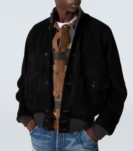 RRL Veste bomber Mason en daim - RRL - Modalova