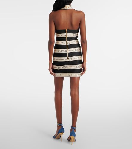 Balmain Robe rayée en jacquard - Balmain - Modalova