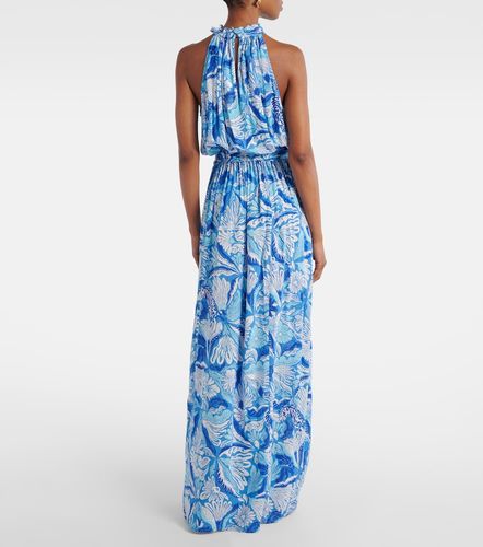 Robe longue Bianca imprimée - Poupette St Barth - Modalova