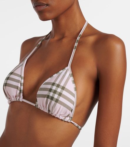 Haut de bikini Check - Burberry - Modalova