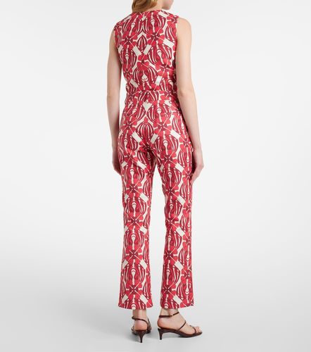 Pantalon droit 24/7 imprimé en coton - La DoubleJ - Modalova