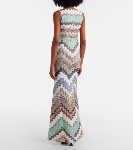 Robe longue Zig-zag en lamé - Missoni - Modalova