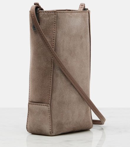 Sac Monili en daim - Brunello Cucinelli - Modalova