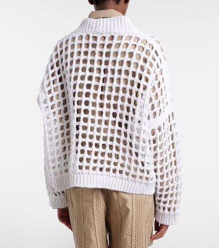 Cardigan en jute mélangée - Brunello Cucinelli - Modalova