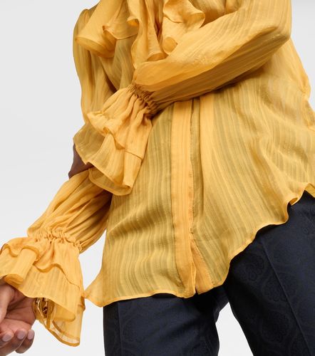 Etro Blouse en soie à volants - Etro - Modalova