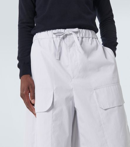 Bermuda en coton à rayures - Jil Sander - Modalova