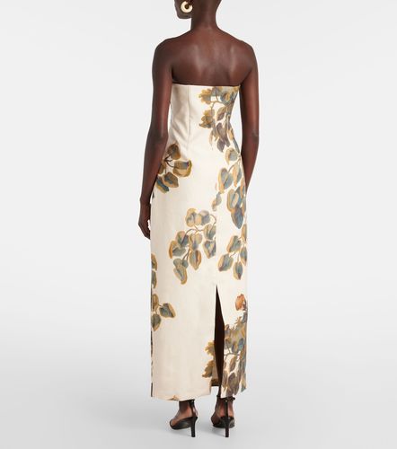 Robe bustier Evalita en lin à fleurs - SIR - Modalova