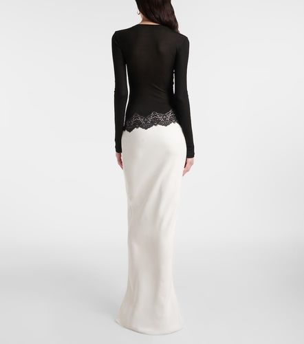 Robe longue à dentelle - Christopher Esber - Modalova
