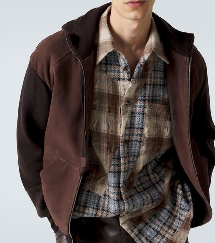 Sweat-shirt à capuche en daim - Loewe - Modalova