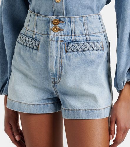 Short Indra à taille haute en coton - Zimmermann - Modalova
