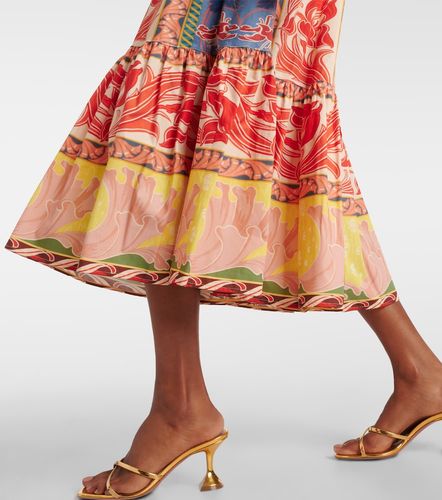 Robe portefeuille en coton imprimée - Etro - Modalova